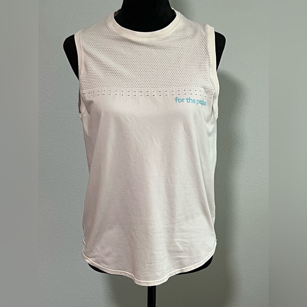 VARLEY Perforated ‘For The People’ Tank Top - S/M